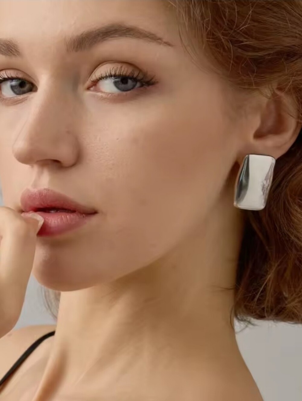 Silver Vintage Chunky Earrings